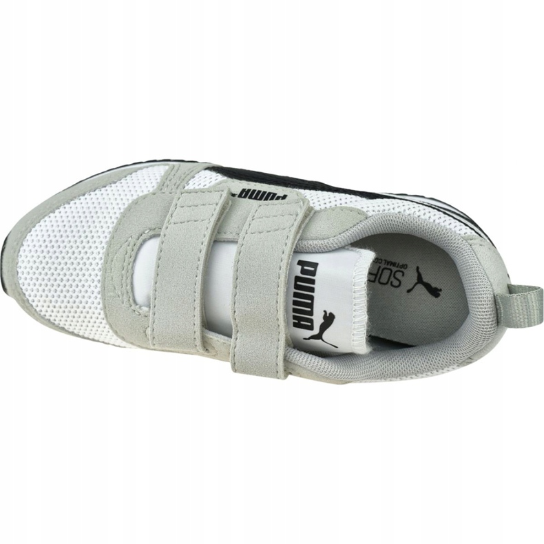 Puma R78 V Ps Jr 373617 02 white black grey 2