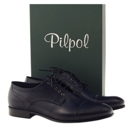 Men's Pilpol 1607 navy blue slippers multicolored 4