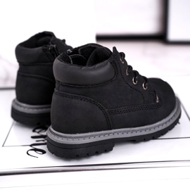 Apawwa Children's boys' black boots Moa boots 2