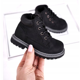 Apawwa Children's boys' black boots Moa boots 3