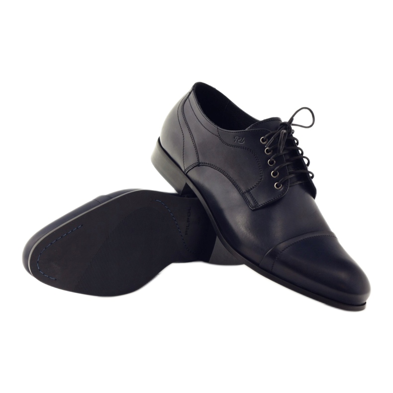 Men's Pilpol 1607 navy blue slippers multicolored 3