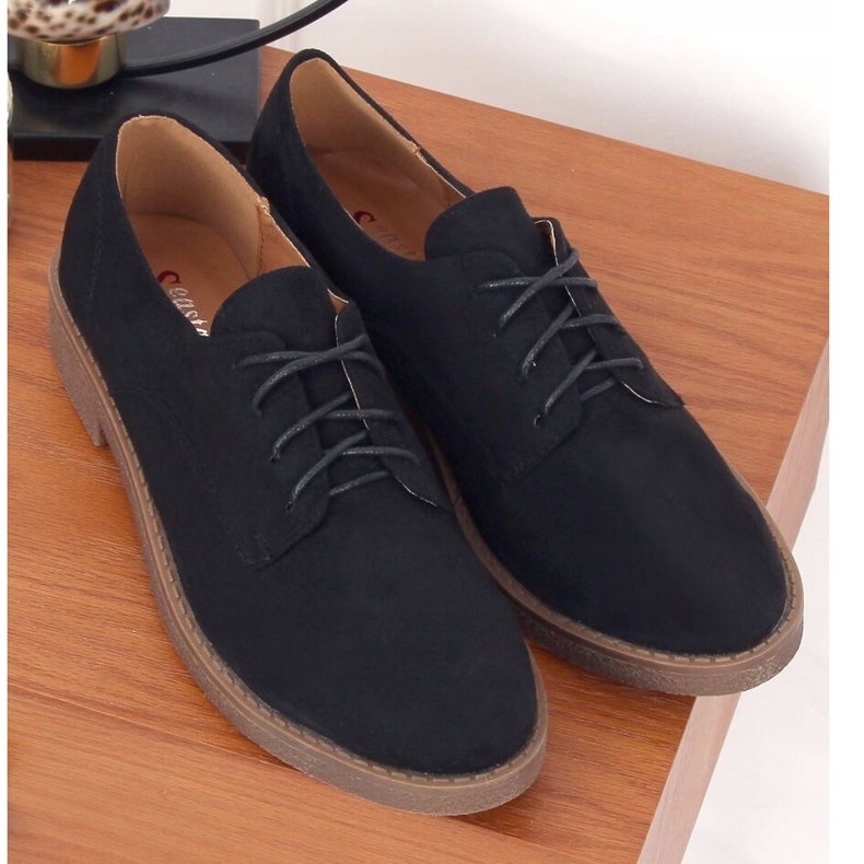 Black TU146 Black laced loafers 1