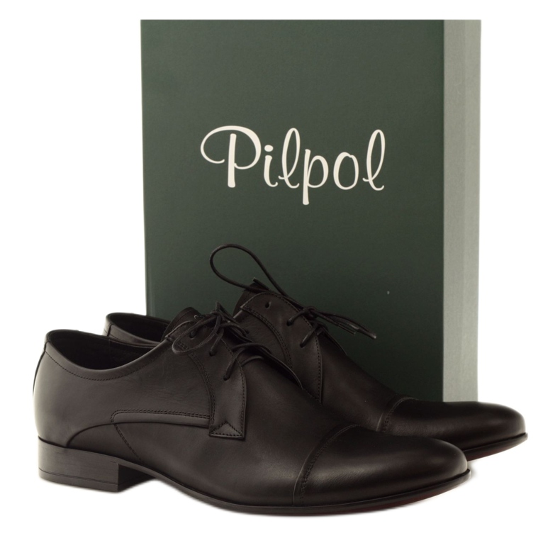 Classic men's shoes Pilpol 1642 black 4
