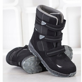 SHELOVET Velcro snow boots black 1