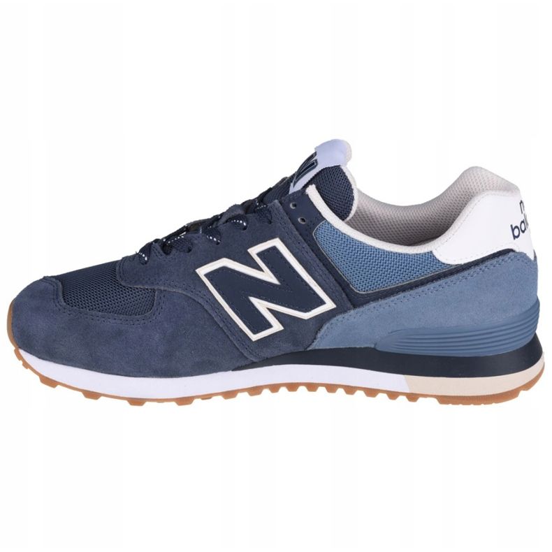 New Balance U ML574GRE shoes white navy blue blue 1