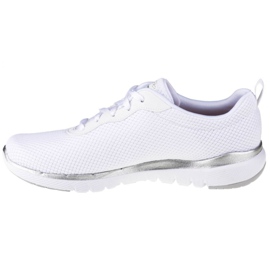 Skechers Flex Appeal 3.0 W 13070-WSL white silver 1