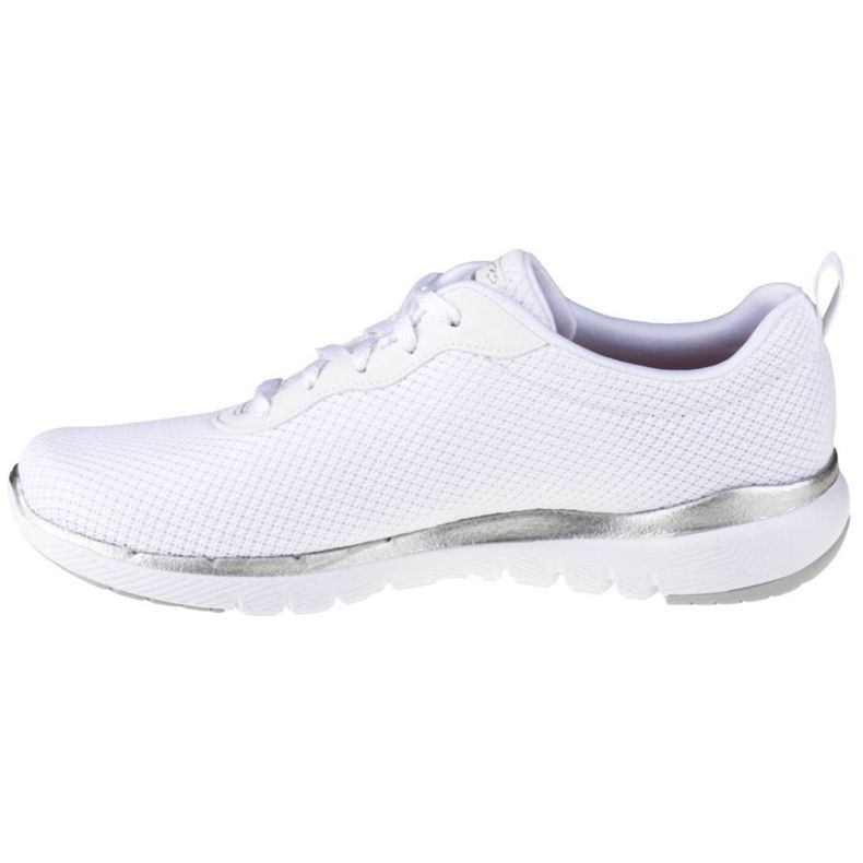 Skechers Flex Appeal 3.0 W 13070-WSL white silver 1