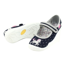 Befado children's shoes 114X414 navy blue grey 4