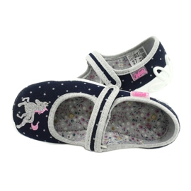 Befado children's shoes 114X414 navy blue grey 5