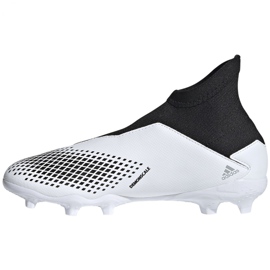 Adidas Predator 20.3 Ll Fg Jr FW9212 football boots white white 1 Adidas Predator 20.3 Ll Fg Jr FW9212 football boots white white 1