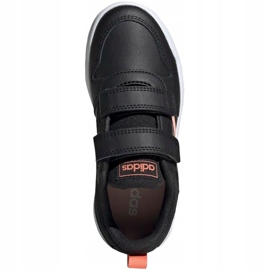 Adidas Tensaur C children's shoes black and orange EF1099 1 Adidas Tensaur C children's shoes black and orange EF1099 1