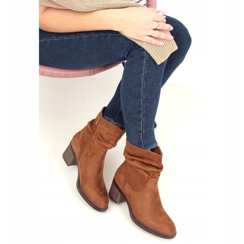 Camel 6341 Camel high-heeled boots brown 2