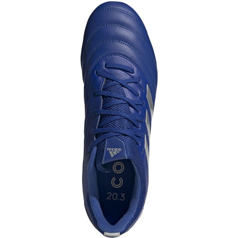 Adidas Copa 20.3 Fg M EH1500 football boots blue, silver blue 1