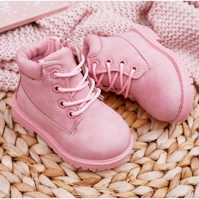 FRROCK Children's Trappers Boots Powder Pink Dexter 1 FRROCK Children's Trappers Boots Powder Pink Dexter 1