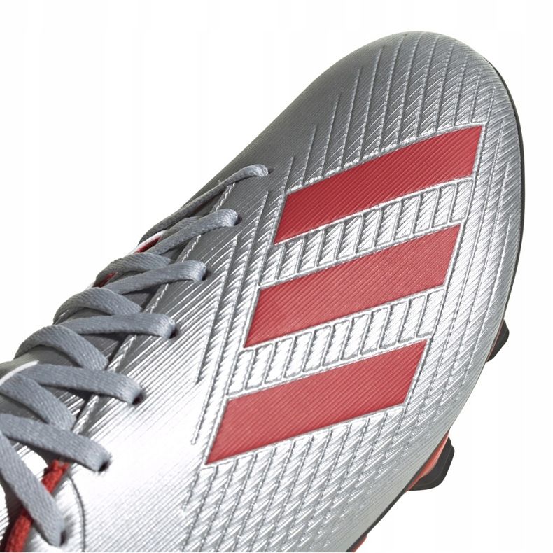 Football boots adidas X 19.4 FxG silver F35379 4