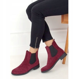 Classic burgundy boots for women MR-9 Wine red 2