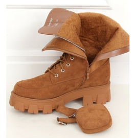 Camel NC1111 Camel boots with a purse brown multicolored 1