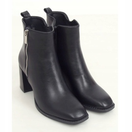 Black high-heeled boots 8373-GA Black 2