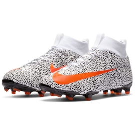 Nike Mercurial Superfly 7 Academy CR7 FG / MG Jr CV3182-180 soccer shoes white 1