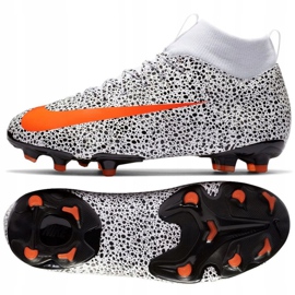 Nike Mercurial Superfly 7 Academy CR7 FG / MG Jr CV3182-180 soccer shoes white 2