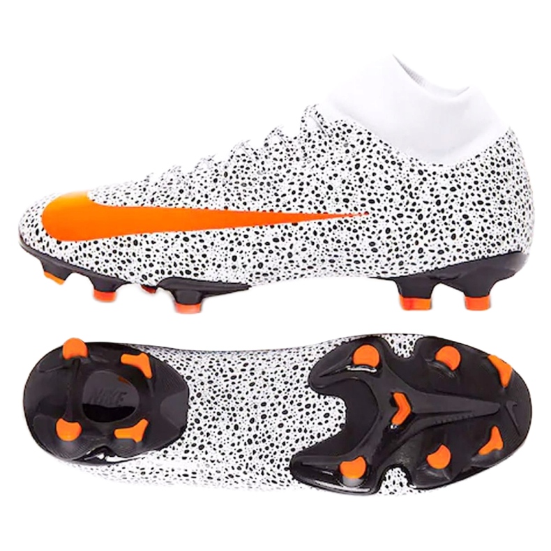 Nike Mercurial Superfly 7 Academy CR7 FG / MG Jr CV3182-180 soccer shoes white 6