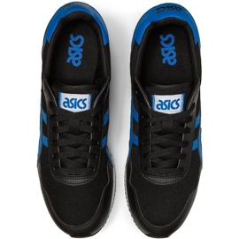Asics Tiger Runner black and blue 1191A207 004 men's shoes multicolored 1