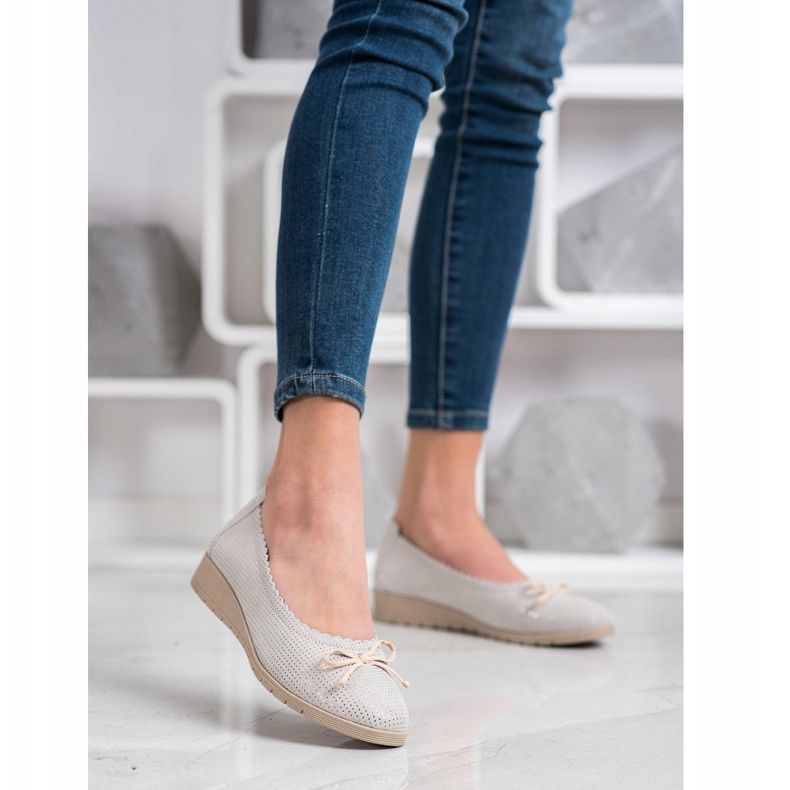 Filippo Elegant Leather Ballerinas multicolored 1