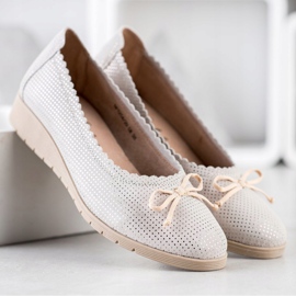 Filippo Elegant Leather Ballerinas multicolored 2