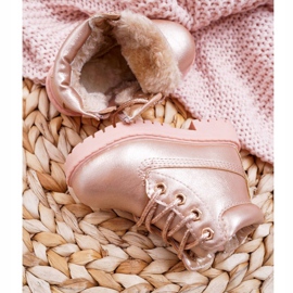 Children's Trappers Warm Boots Champagne Dexter pink 5