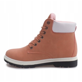 Insulated Timber boots SJ1679-6 Pink white 1