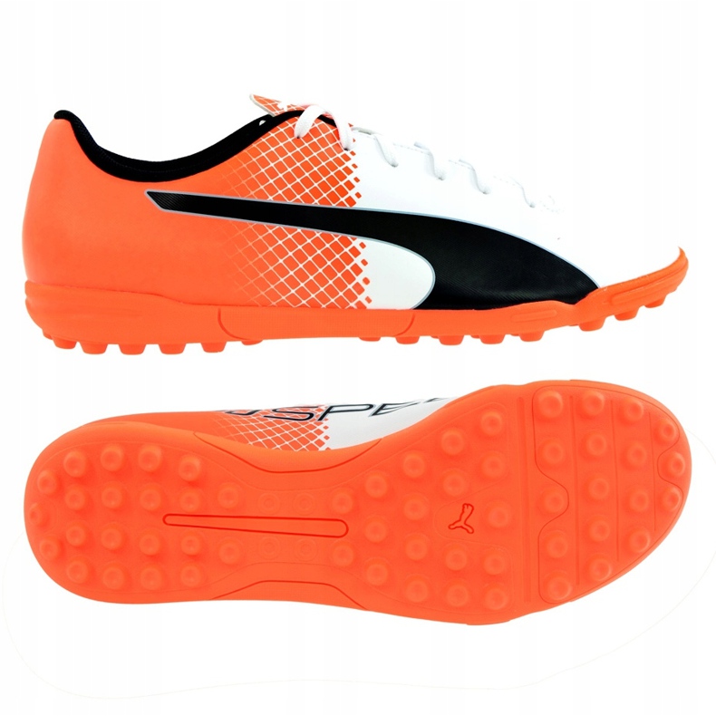 Football boots Puma Evo Speed ​​5.5 Tt 103591 05 orange 1