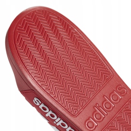 Adidas Adilette Shower red AQ1705 men's slippers white 2