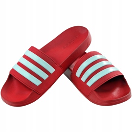 Adidas Adilette Shower red AQ1705 men's slippers white 1