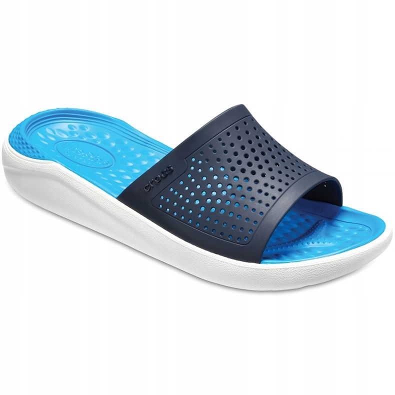 Crocs Literide Slide navy blue-white 205 183 462 2