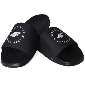 Men's slippers 4F black H4L20 KLM002 21S 1