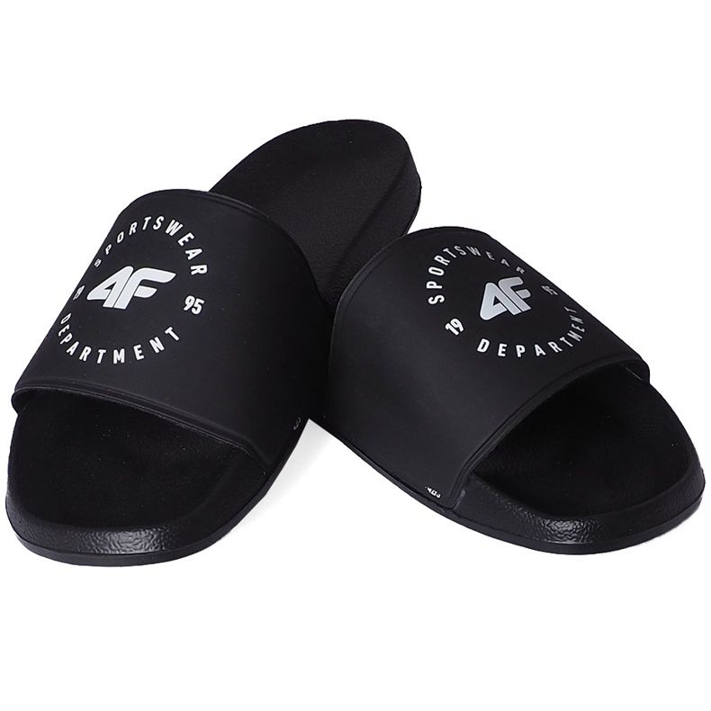 Men's slippers 4F black H4L20 KLM002 21S 1