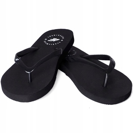 Women's slippers 4F black H4L20 KLD005 21S 1