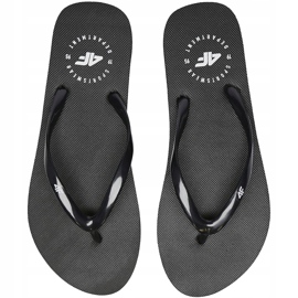 Women's slippers 4F black H4L20 KLD005 21S 2