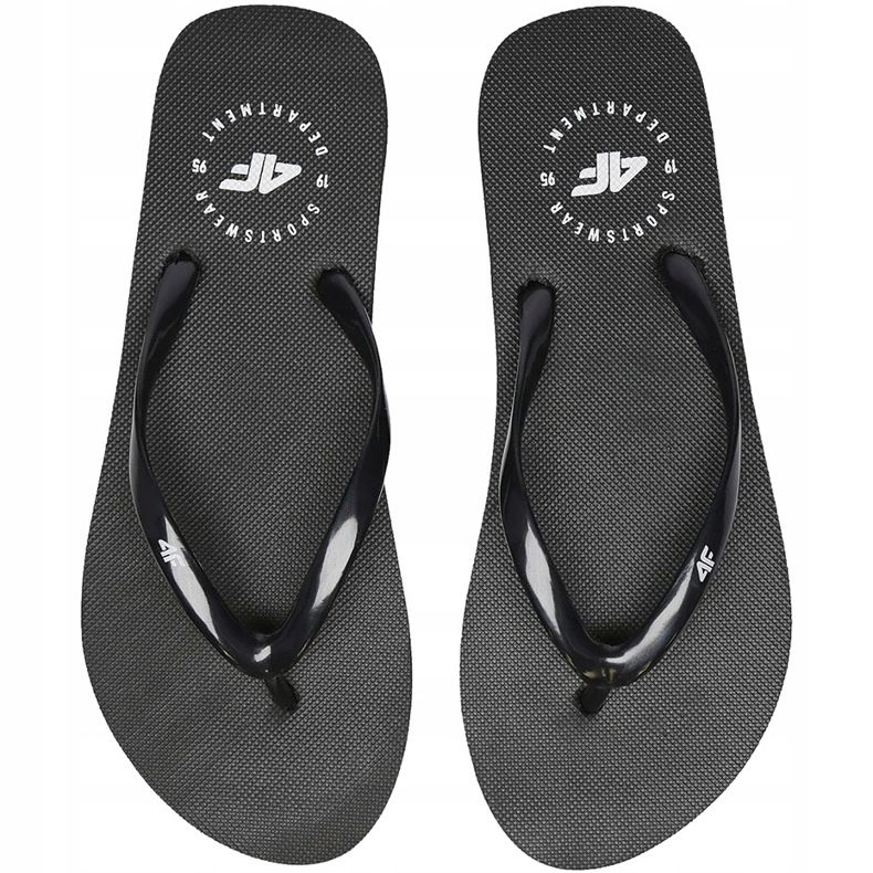 Women's slippers 4F black H4L20 KLD005 21S 2