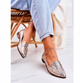 Nicole Women's Leather Loafers Animal Pattern Golden Scarlett multicolored 2