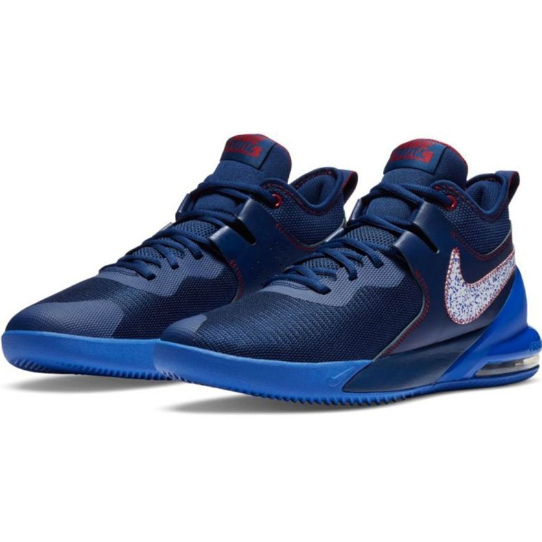Nike Air Max Impact M CI1396 400 Basketball shoe red, navy blue, blue navy blue 2