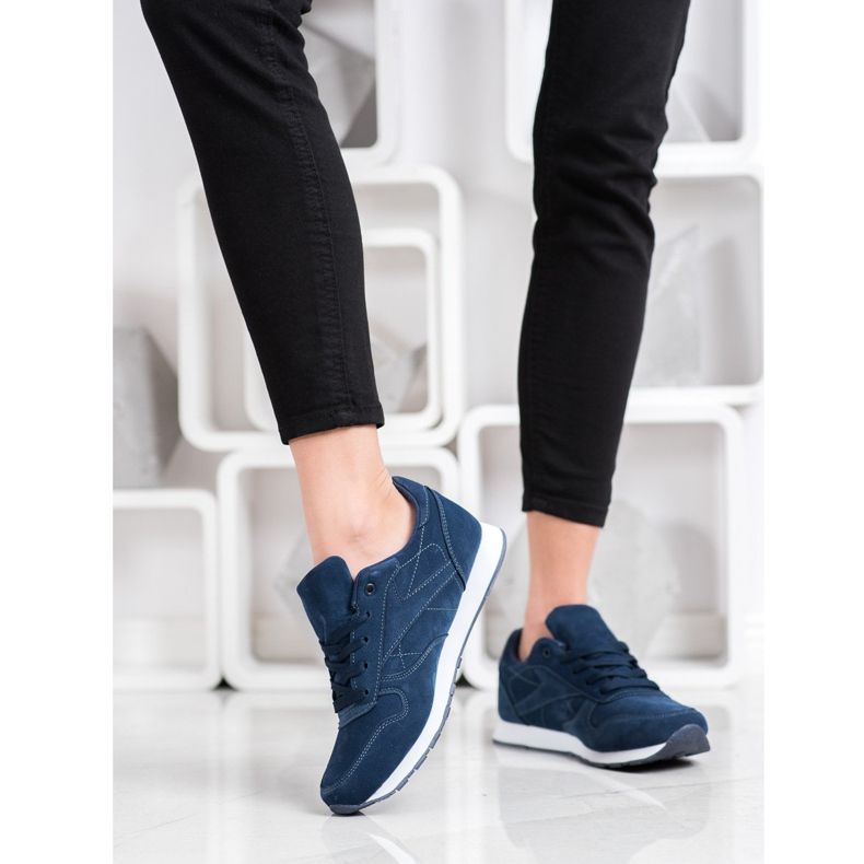 Goodin Navy blue sports shoes 1