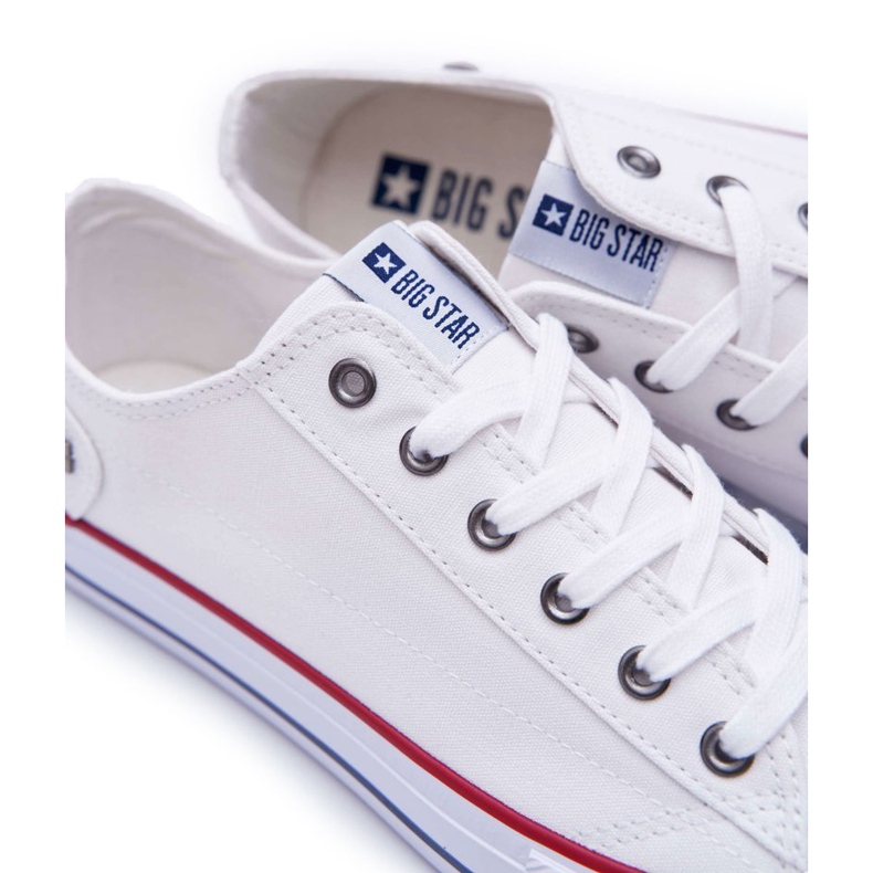 Big Star Classic Tie Sneakers white DD174271 2