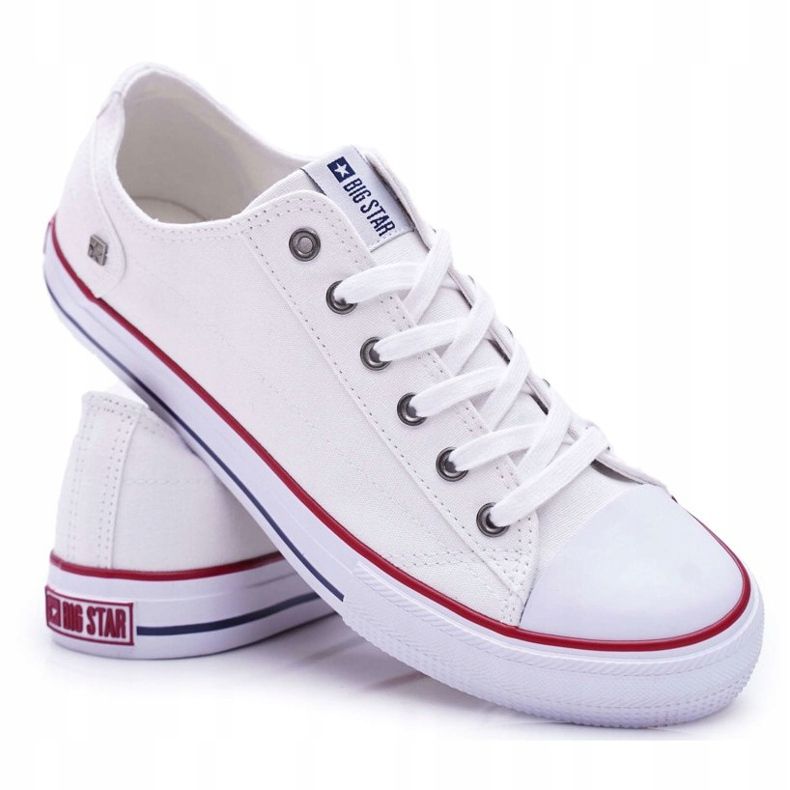 Big Star Classic Tie Sneakers white DD174271 1