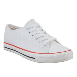 Classic men's white sneakers X-215 1