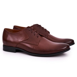 Bednarek Polish Shoes Men's leather shoes Bednarek Brown 2