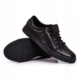 Bednarek Polish Shoes Men's Leather Brogues Sneakers Bednarek Black 2