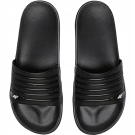 Men's 4F slippers deep black H4L20 KLM001 20S 2