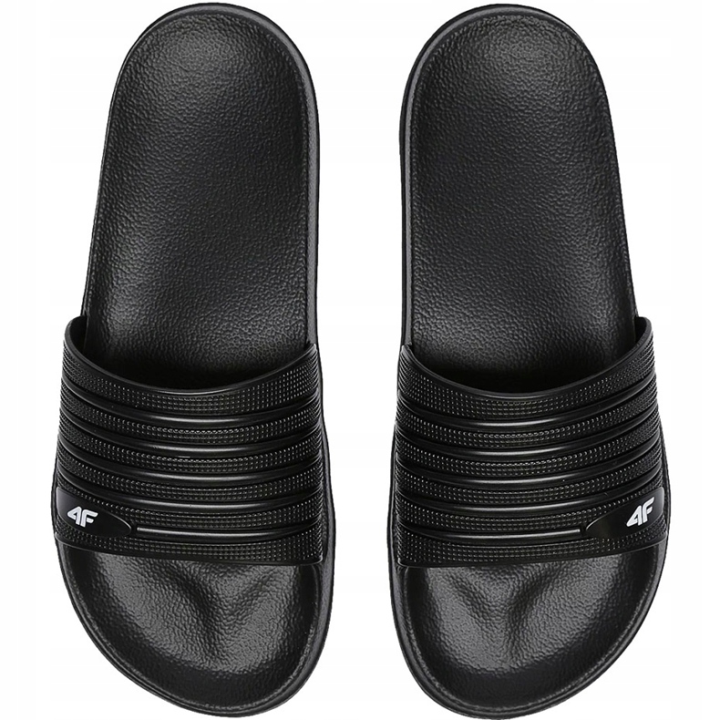Men's 4F slippers deep black H4L20 KLM001 20S 2