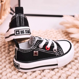 Children's Classic Low Sneakers Big Star HH374194 Black 1